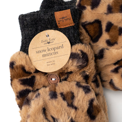 Snow Leopard Mittens