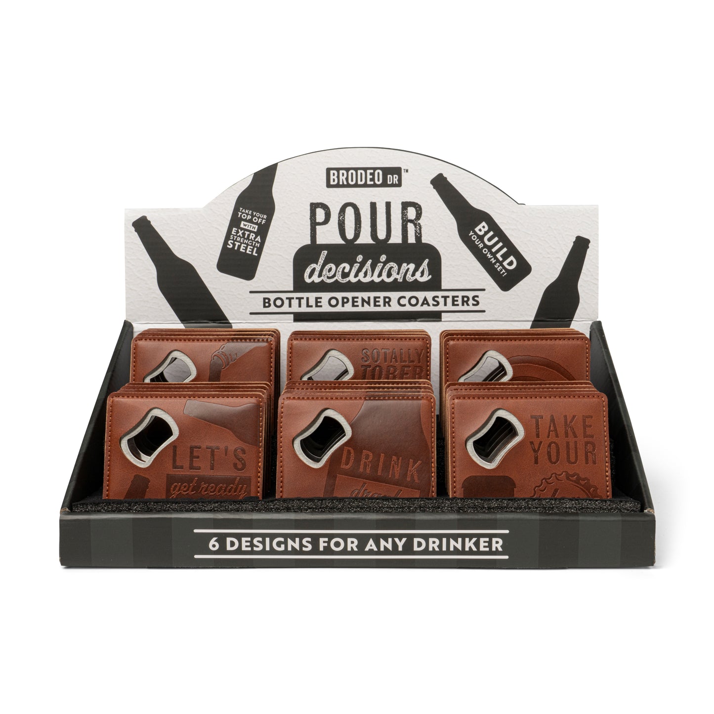 Pour Decisions Bottle Opener Coaster
