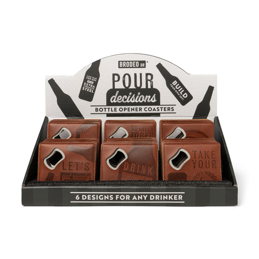 Pour Decisions Bottle Opener Coaster