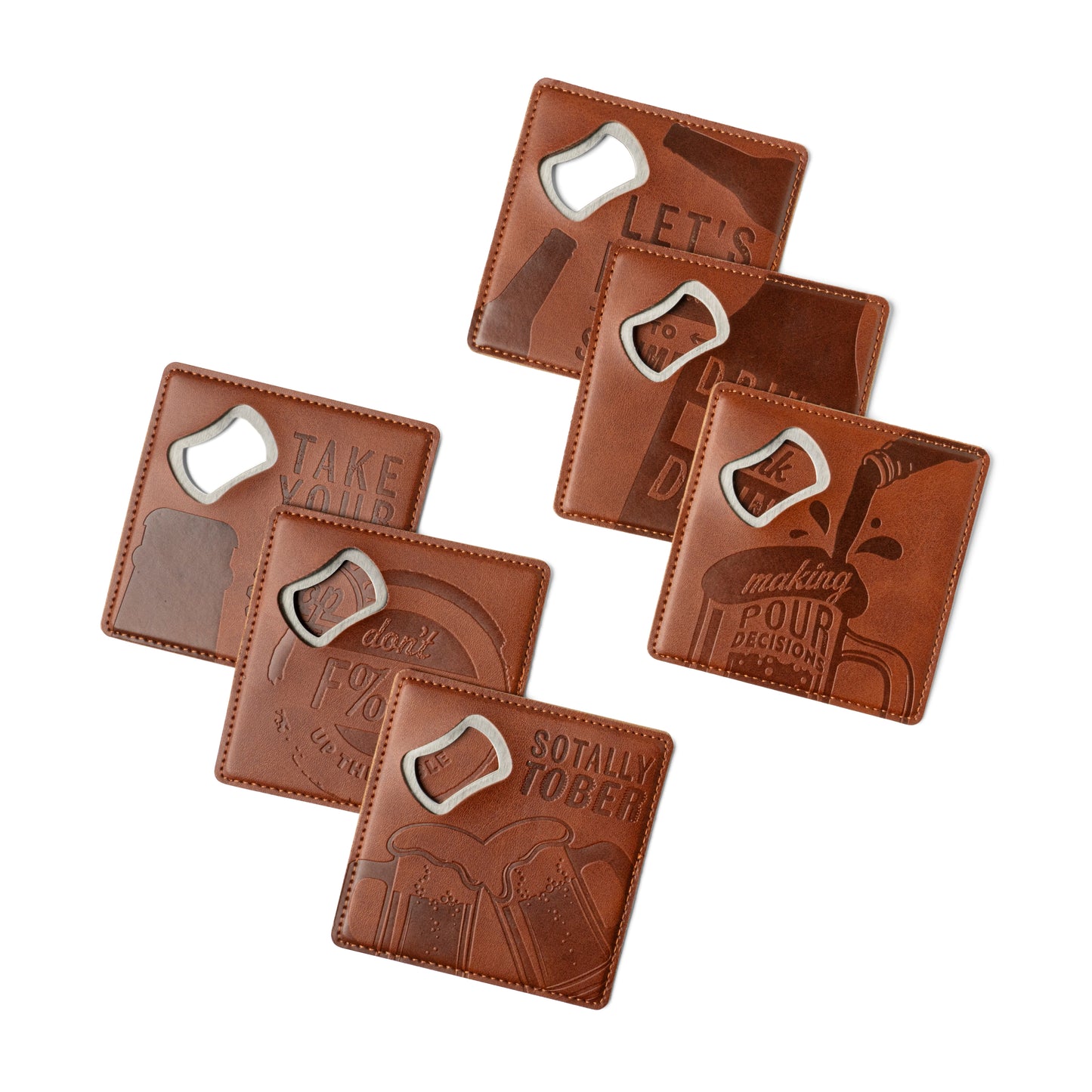 Pour Decisions Bottle Opener Coaster