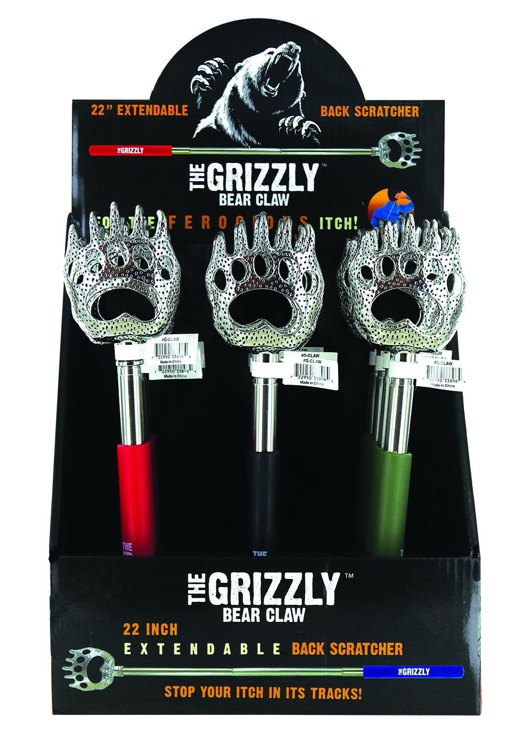 Grizzly Bear Claw Back Scratcher
