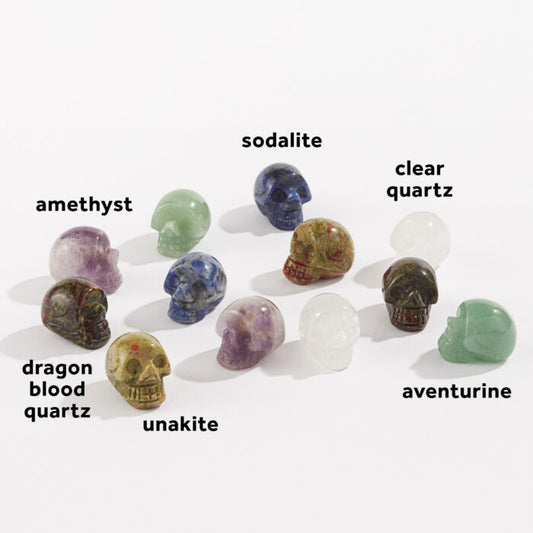 Carved Skull Crystals Assortment