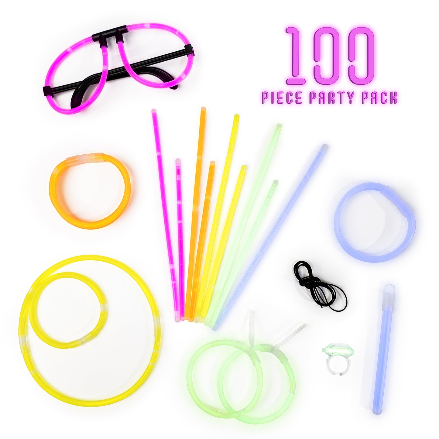Glow Sticks 100 Pack