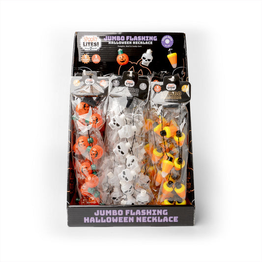 Spooky LITES! Jumbo Flashing Halloween Necklace