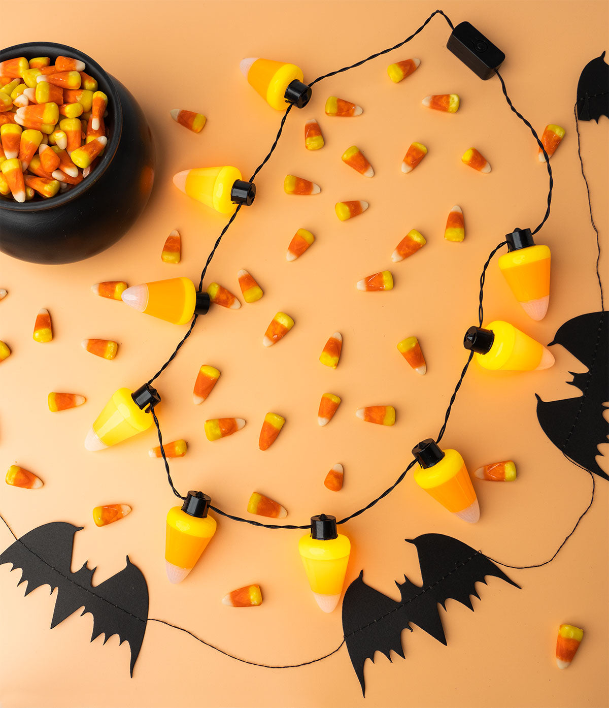 Spooky LITES! Jumbo Flashing Halloween Necklace