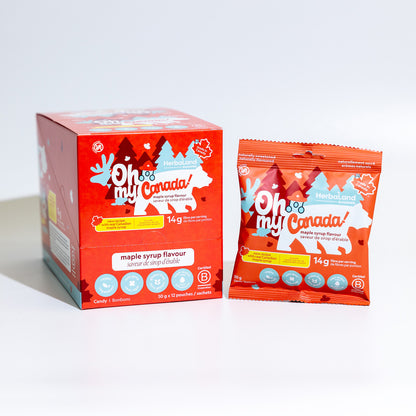 New Snack Gummies Oh My! Canada Real Maple 50G