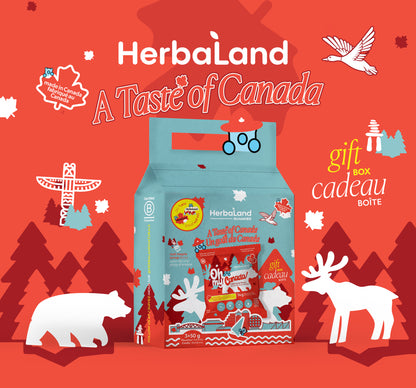 Souvenir Gift Box Oh My! Canada - Real Maple 4X50G & Pin