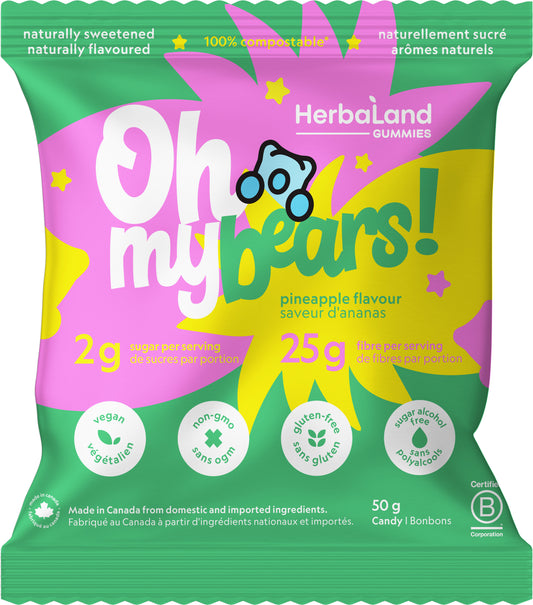 Snack Gummies Oh My! Bears Pineapple 50G