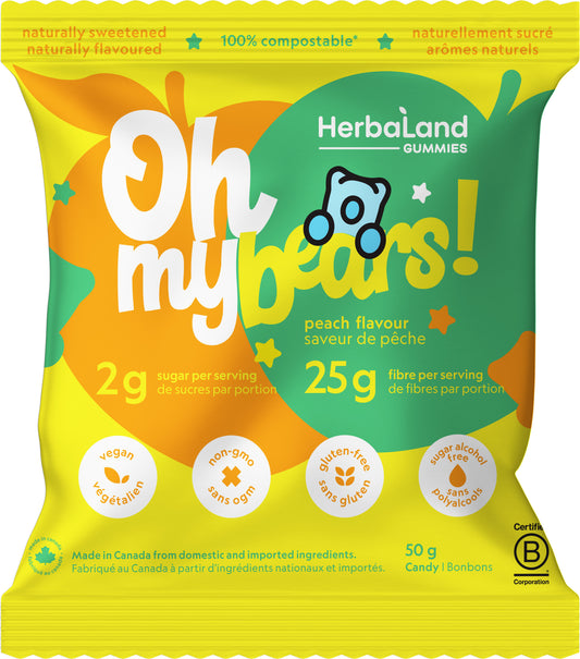 Snack Gummies Oh My Bears Peach 50G