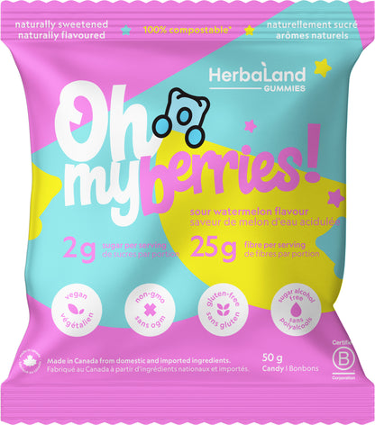 Snack Gummies Oh My! Bears Sour Watermelon 50G