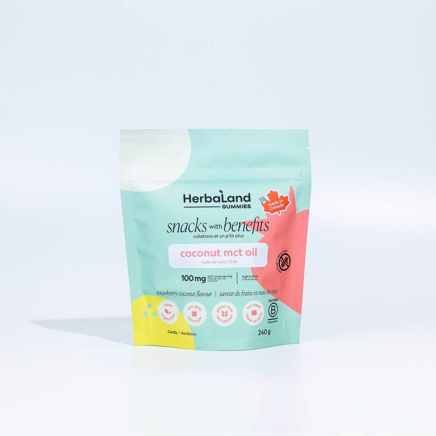 Snacks With Benefits Coconut Mct Oil Family Size 240G