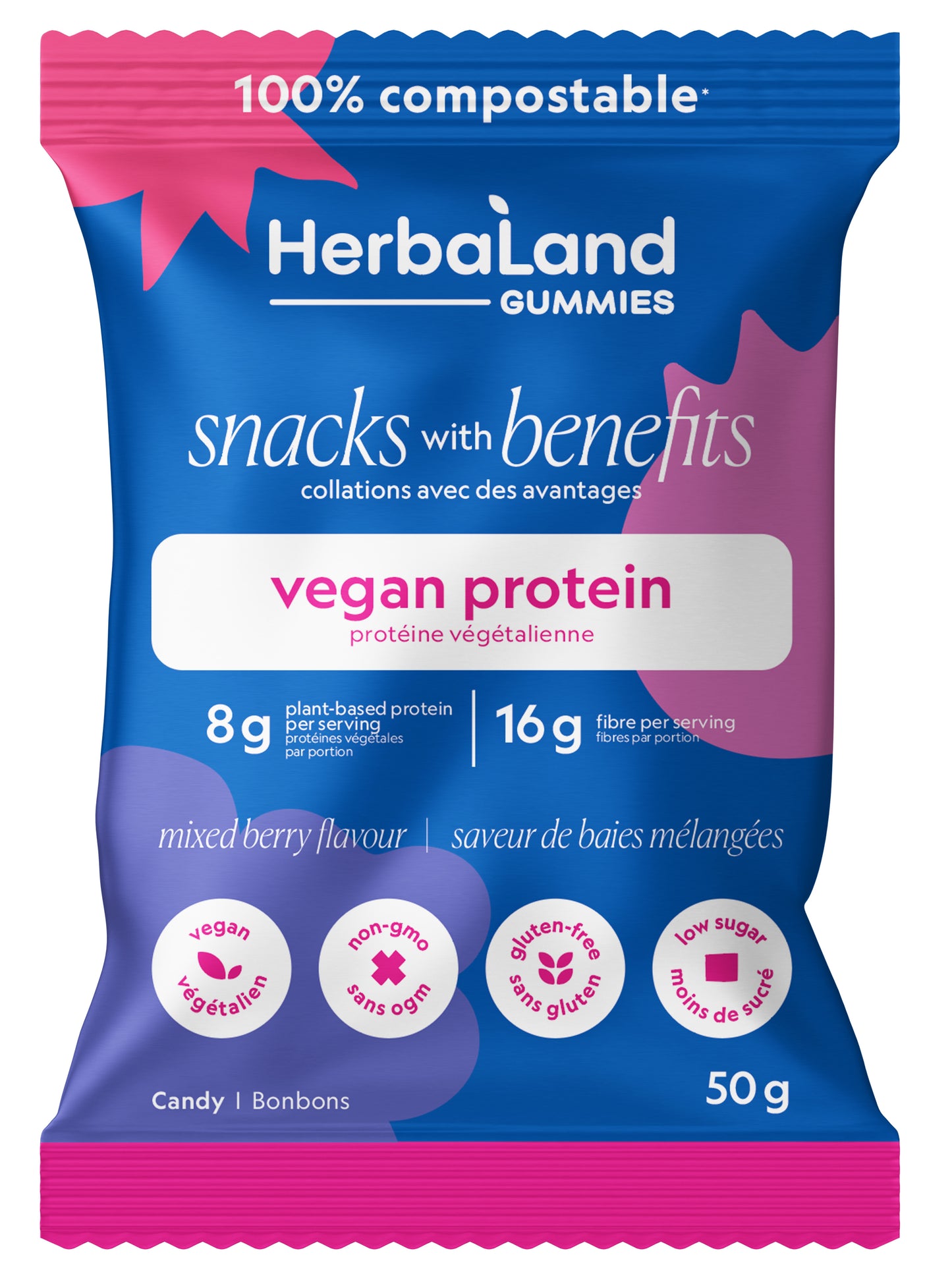 Snacks With Benefits Mixed Berry 50G