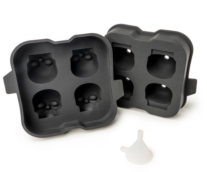 Halloween Skull Silicone Ice Ball Tray