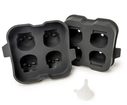 Halloween Skull Silicone Ice Ball Tray