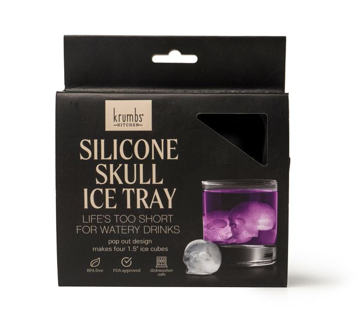 Halloween Skull Silicone Ice Ball Tray