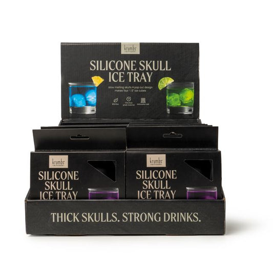 Halloween Skull Silicone Ice Ball Tray