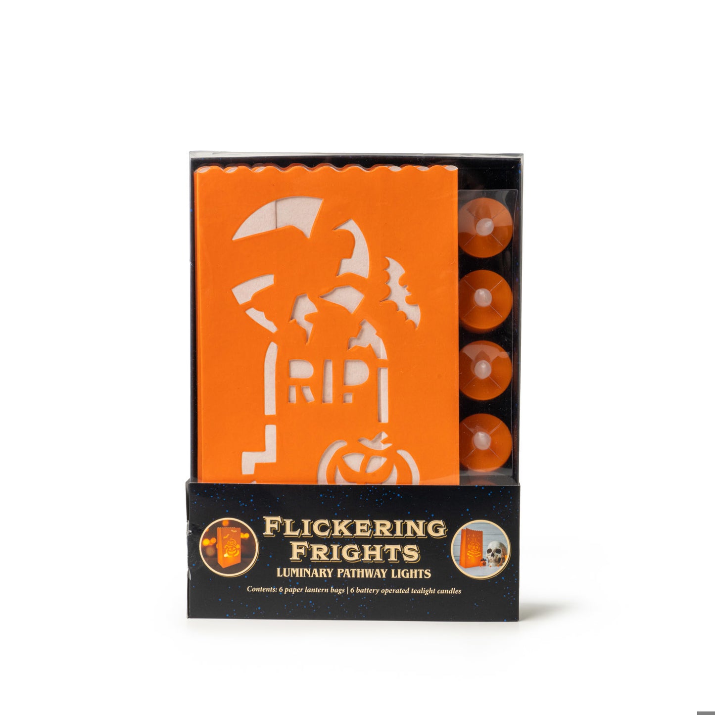 Flickering Frights Luminary Pathway Lights