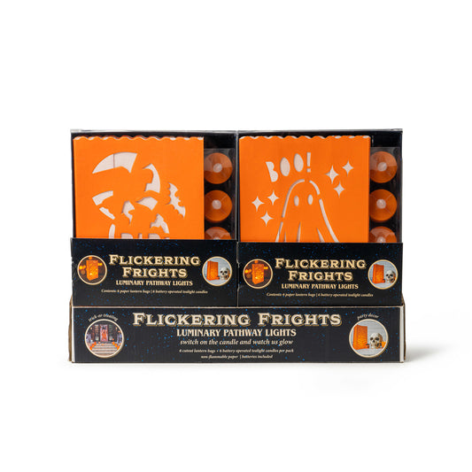 Flickering Frights Luminary Pathway Lights