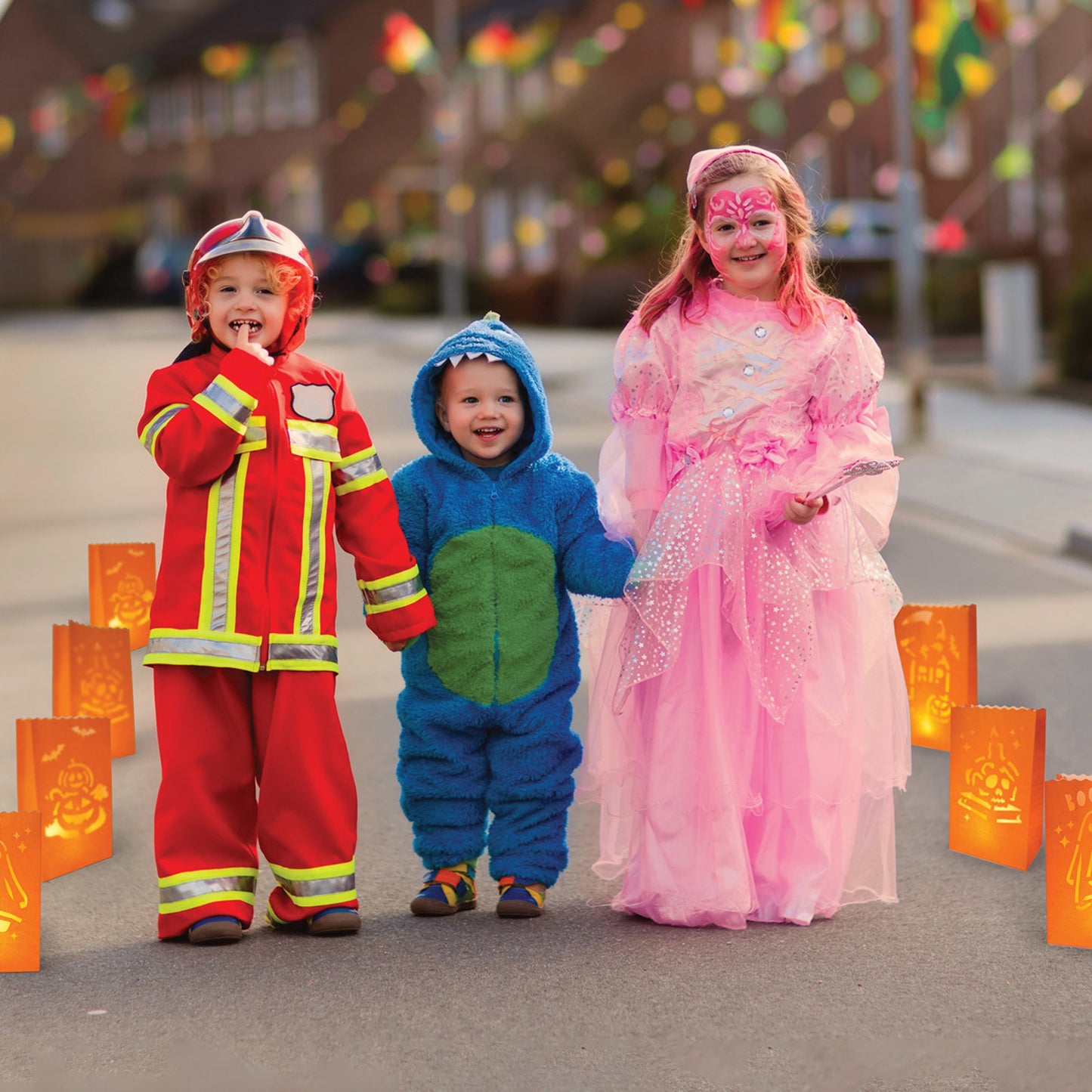 Flickering Frights Luminary Pathway Lights