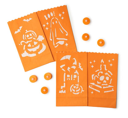 Flickering Frights Luminary Pathway Lights