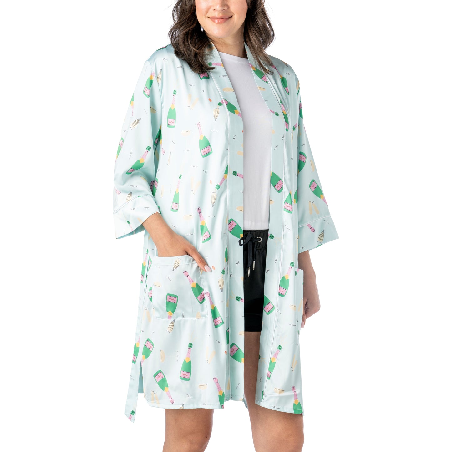Boots & Bubbles Satin Robes