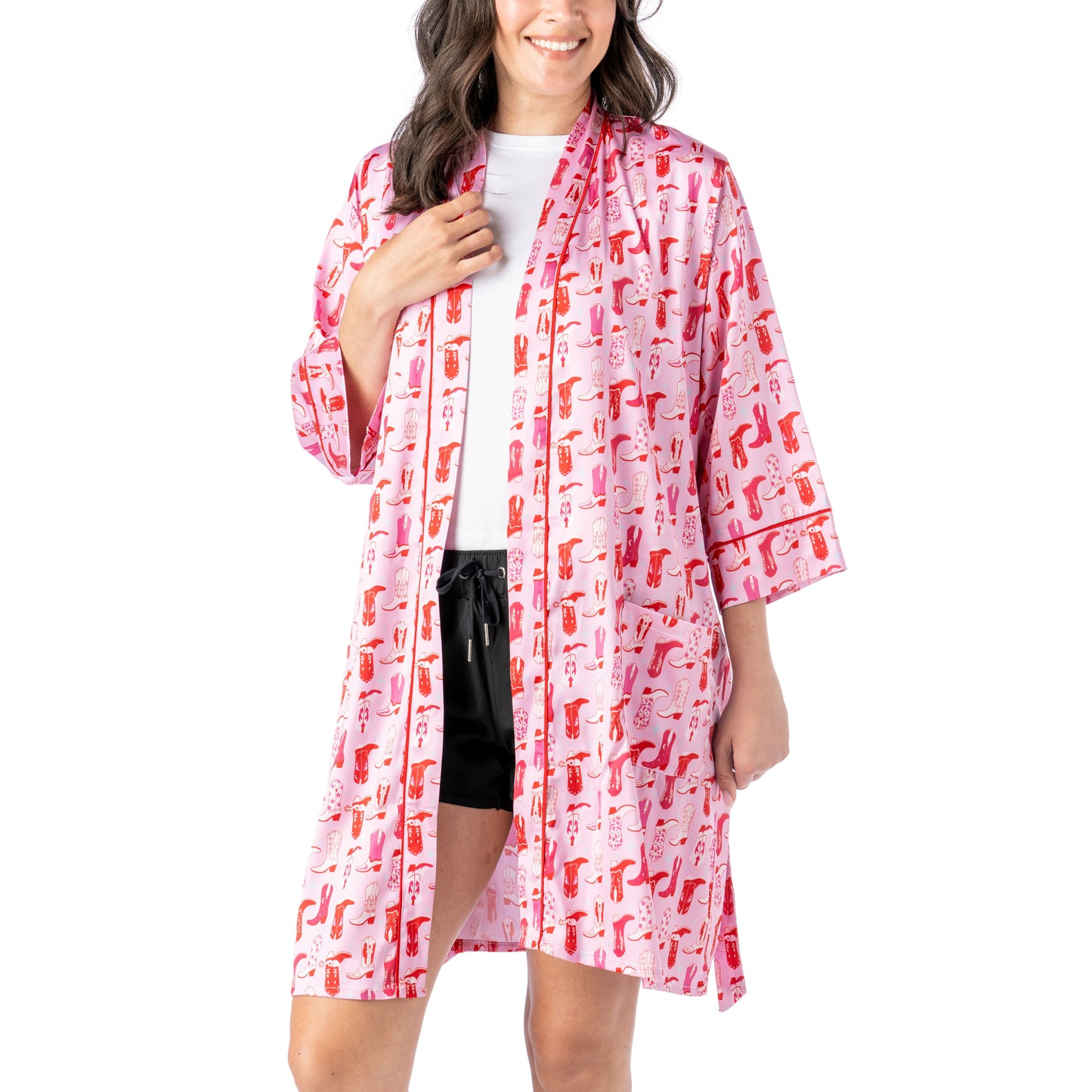 Boots & Bubbles Satin Robes