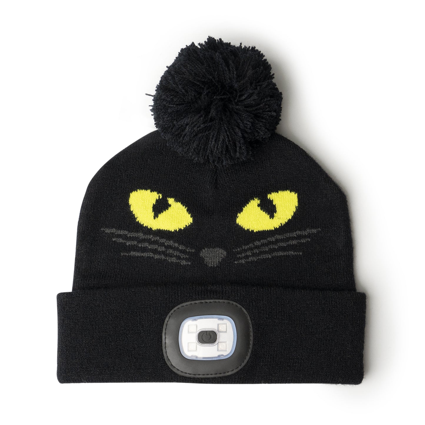 Halloween Kids Rechargeable LED Pom Hat