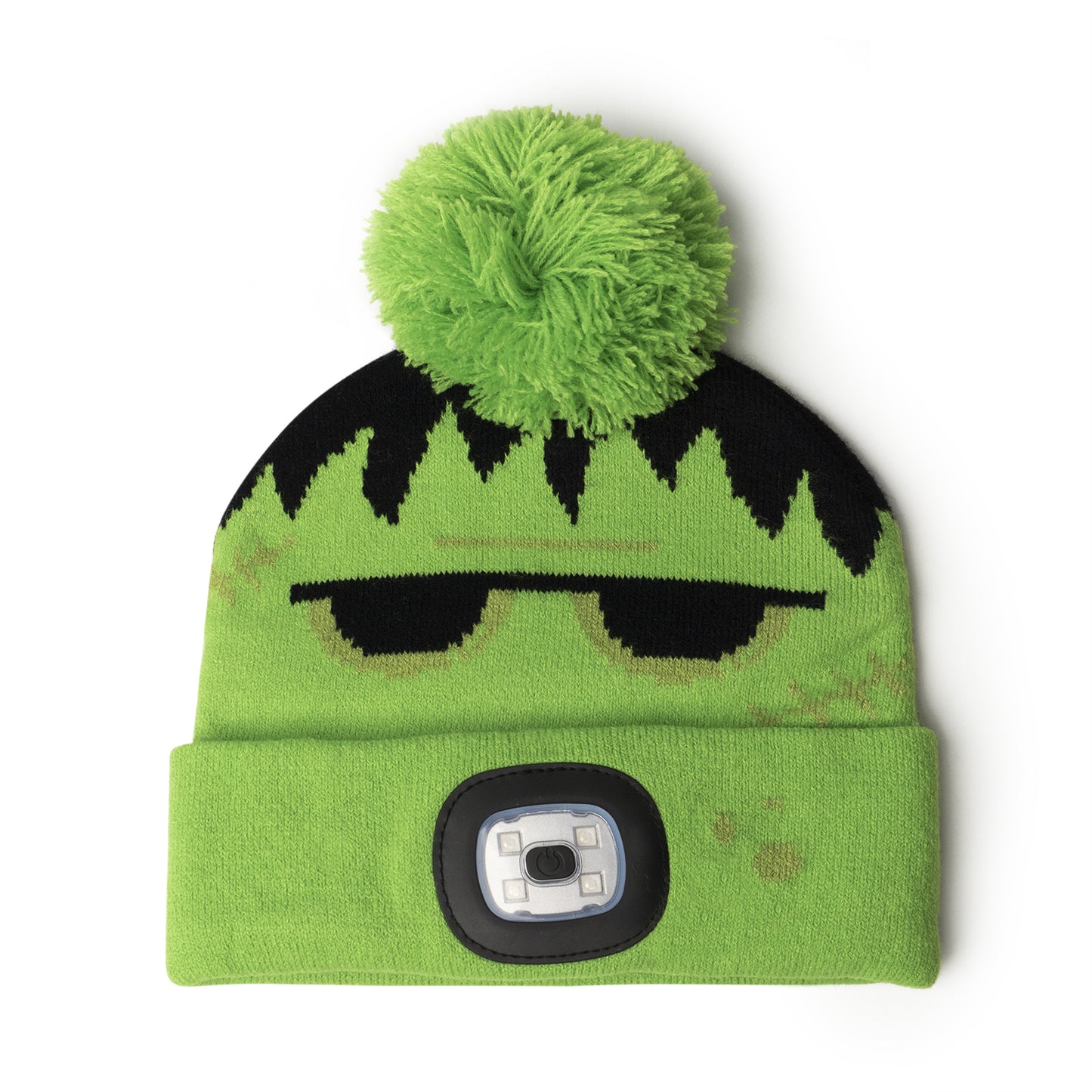 Halloween Kids Rechargeable LED Pom Hat