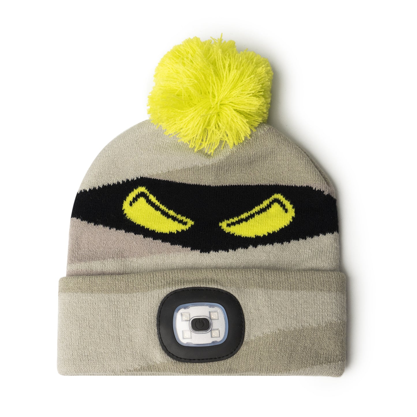 Halloween Kids Rechargeable LED Pom Hat