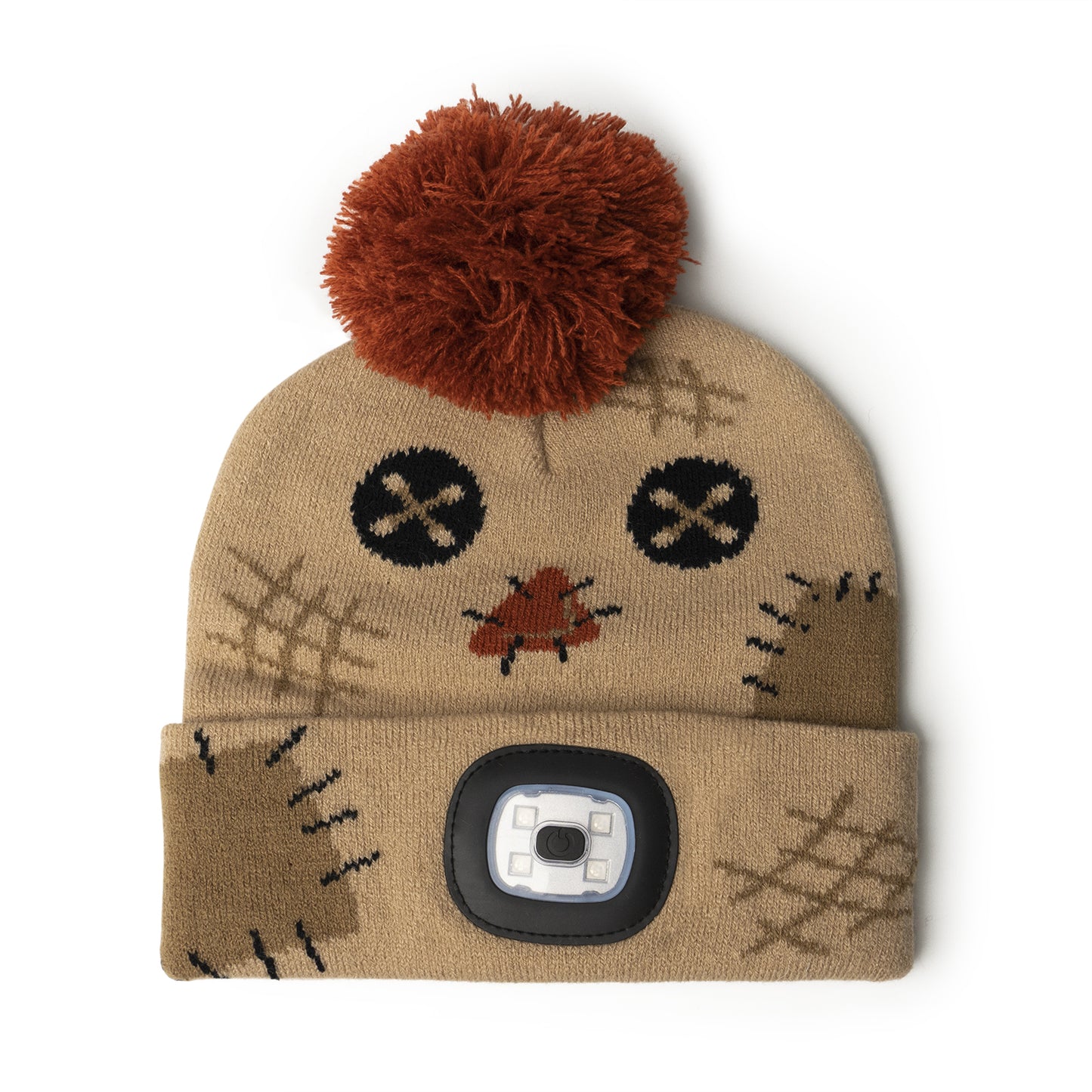 Halloween Kids Rechargeable LED Pom Hat