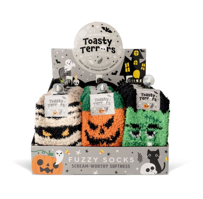Toasty Terrors Fuzzy Socks