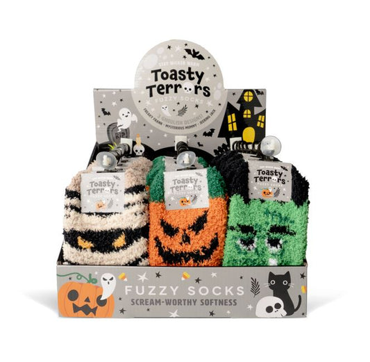 Toasty Terrors Fuzzy Socks