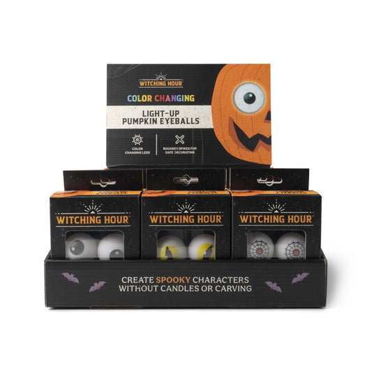 Witching House Light-Up Pumpkin Eyeballs