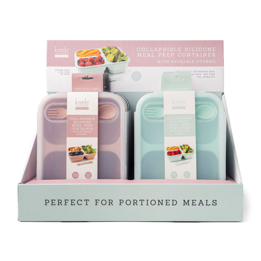 Collapsible Silicone Meal Prep Container