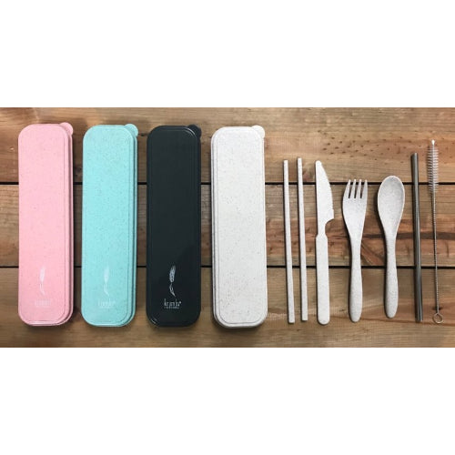On-The-Go Wheat Straw Utensil Set