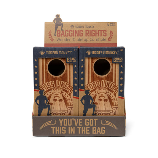 Bagging Rights Wooden Tabletop Cornhole