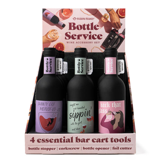 Bottle Service Wine Accessories Set