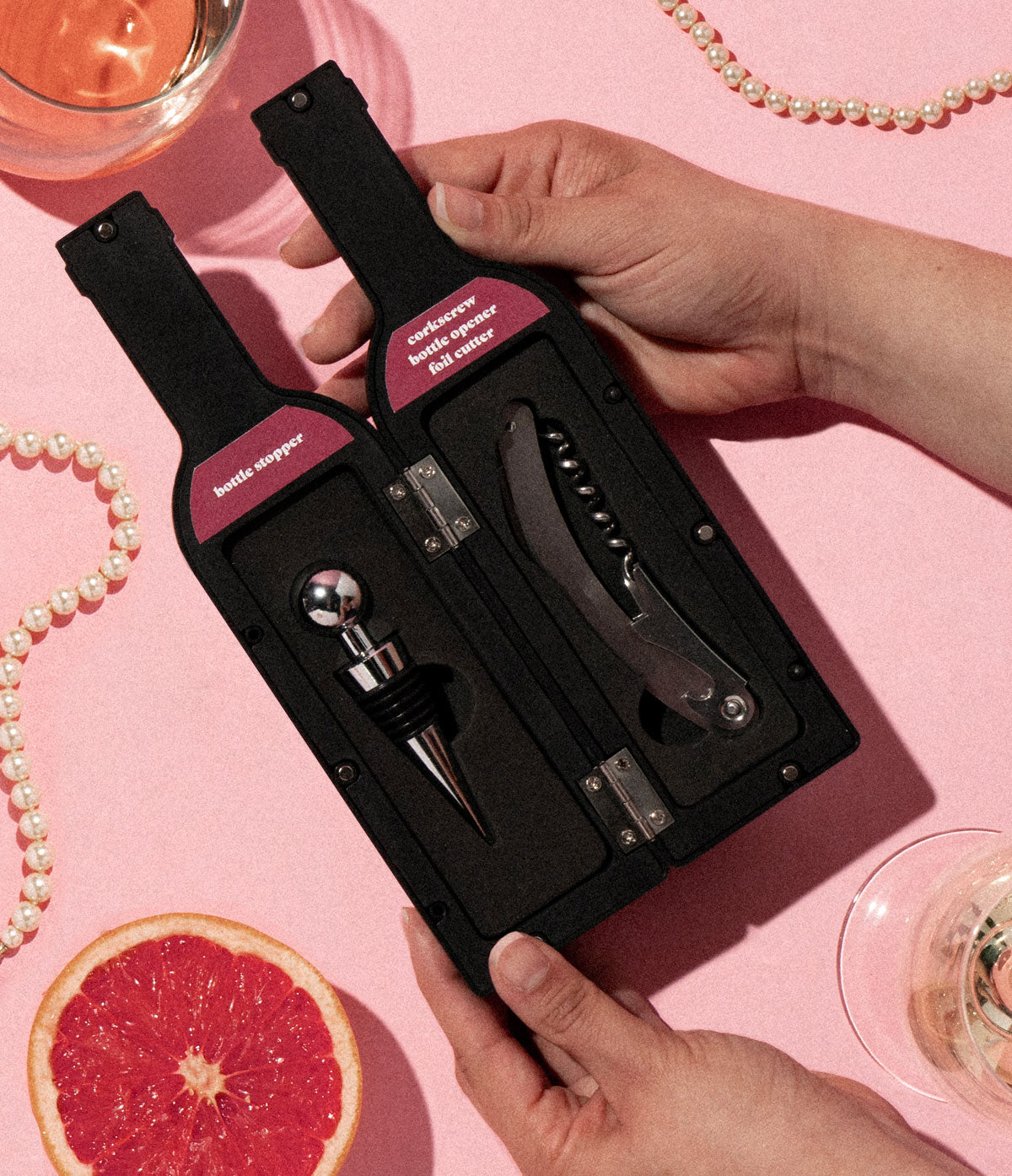 Bottle Service Wine Accessories Set