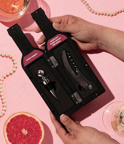 Bottle Service Wine Accessories Set