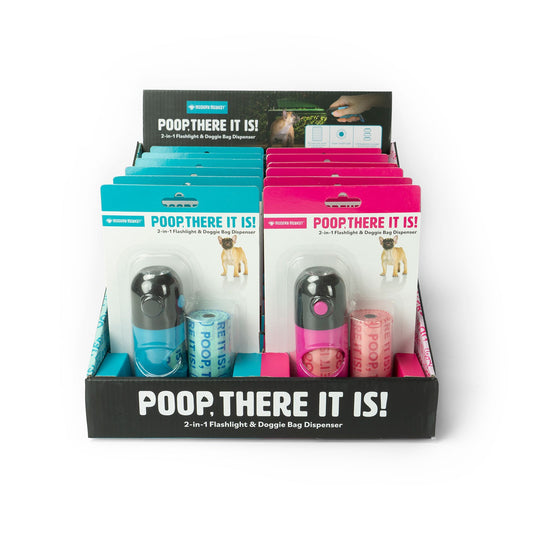 Poop 2-in-1 Flashlight & Doggie Bag Dispenser