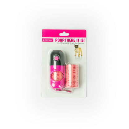 Poop 2-in-1 Flashlight & Doggie Bag Dispenser