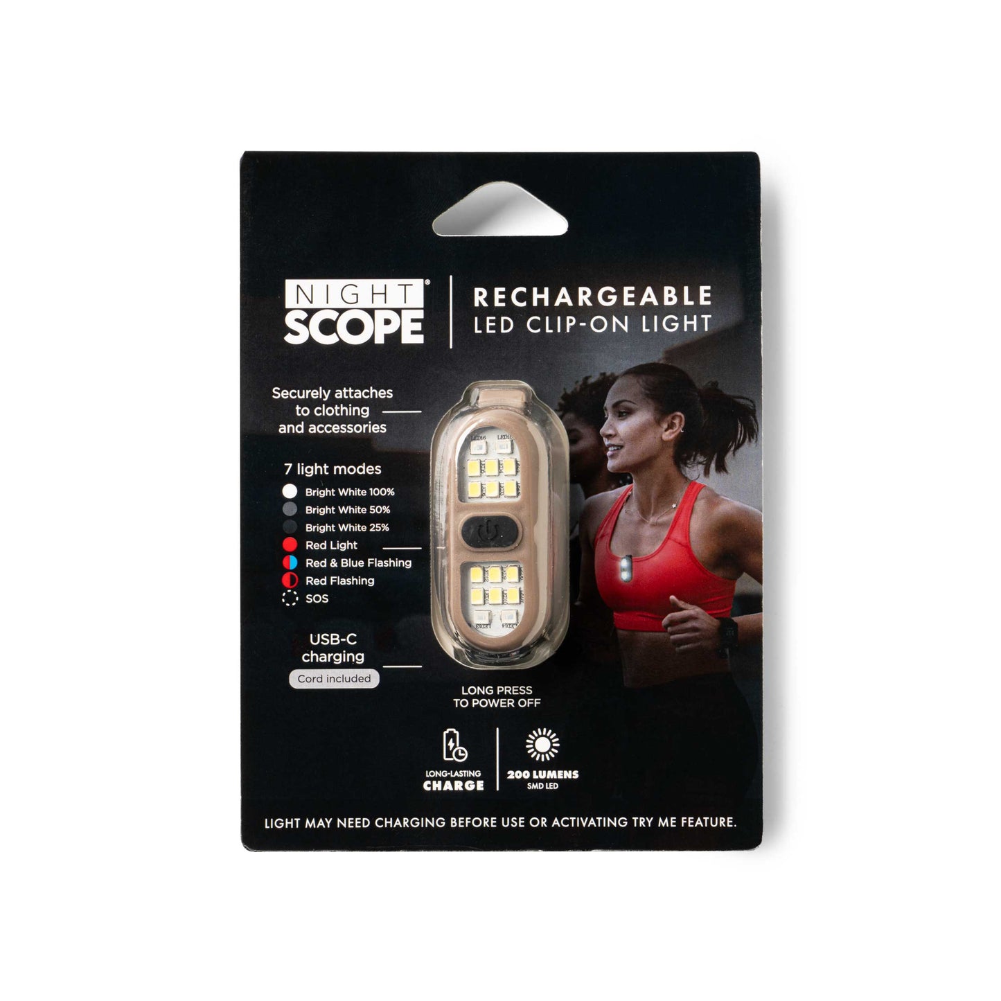 Rechargeable LED Clip-On Light