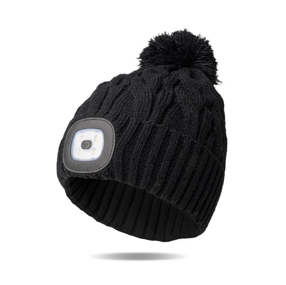 Nova Collection Rechargeable LED Pom Hat