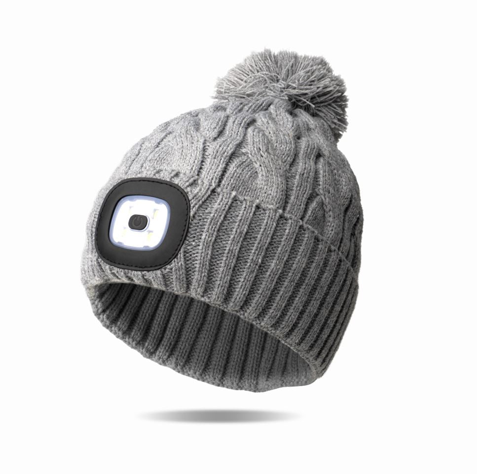 Nova Collection Rechargeable LED Pom Hat