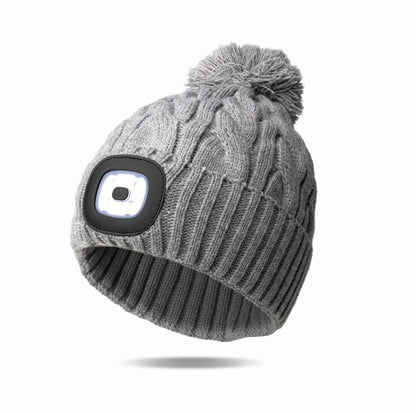 Nova Collection Rechargeable LED Pom Hat