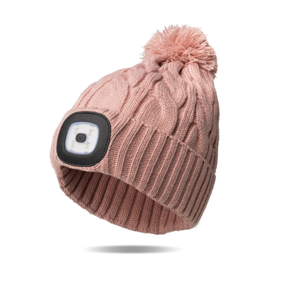 Nova Collection Rechargeable LED Pom Hat