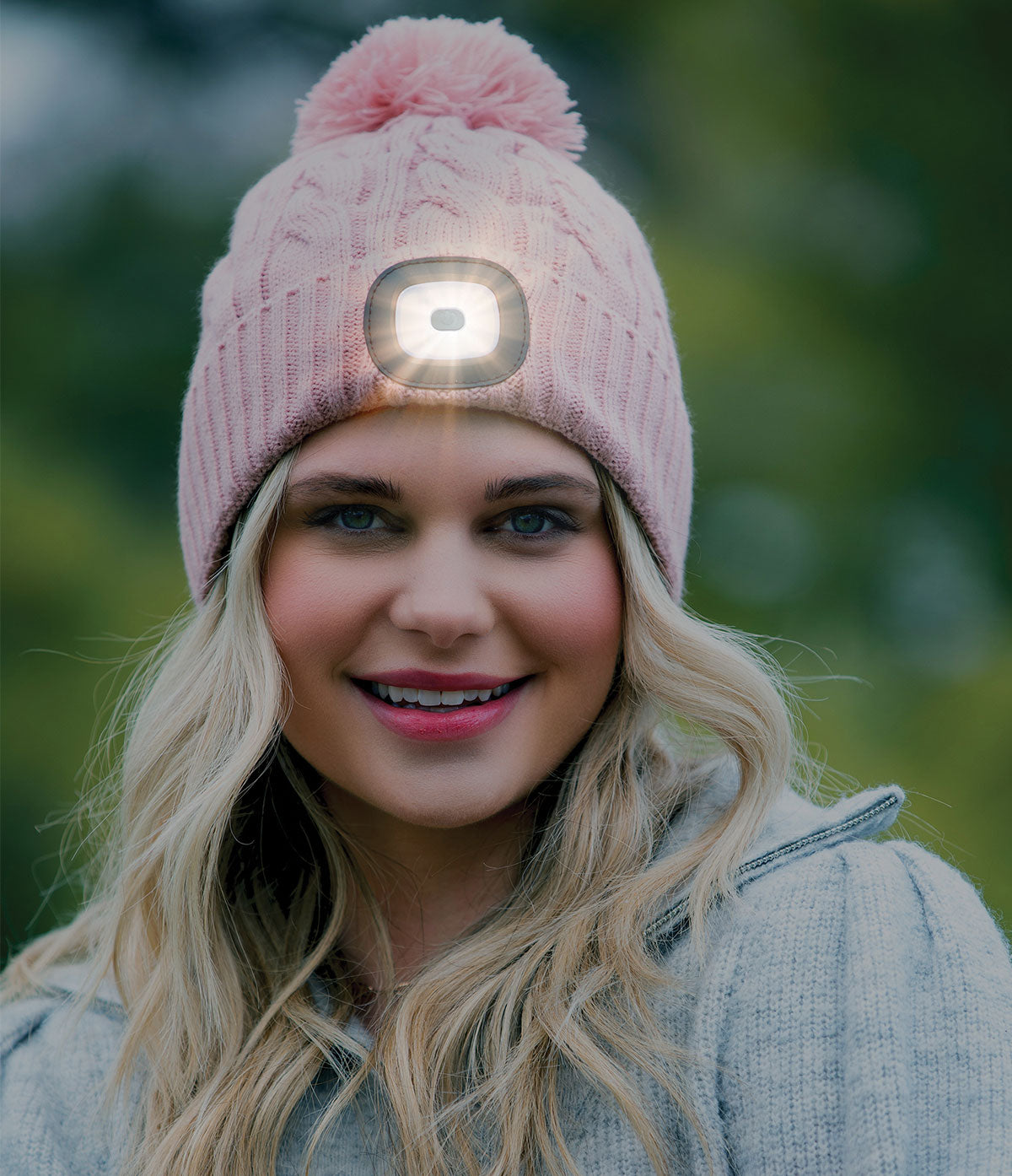 Nova Collection Rechargeable LED Pom Hat