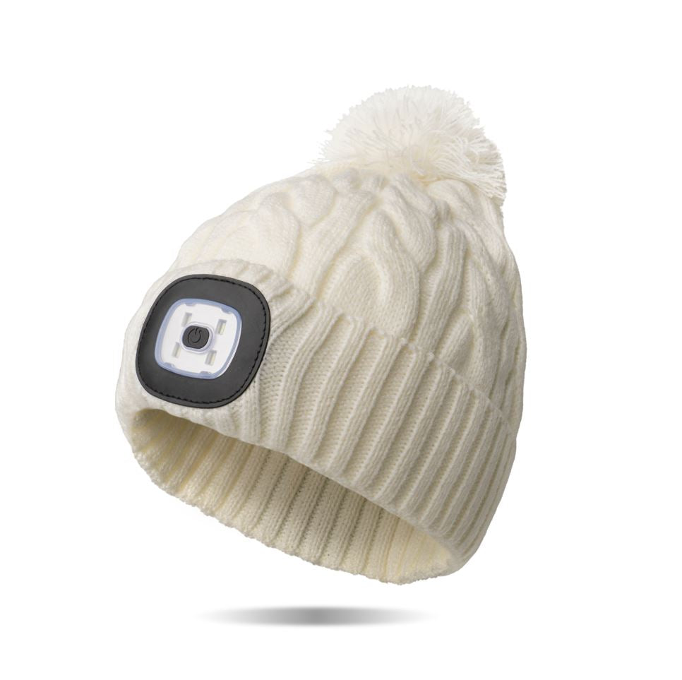 Nova Collection Rechargeable LED Pom Hat