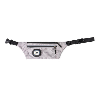 Sling Bag With Reflective Zippers