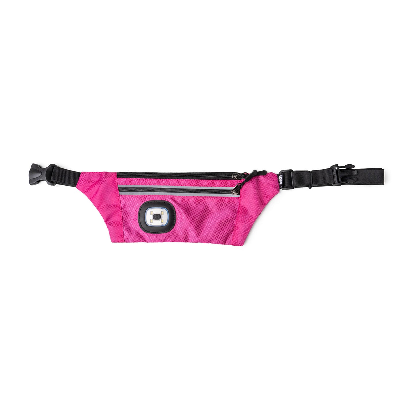 Sling Bag With Reflective Zippers
